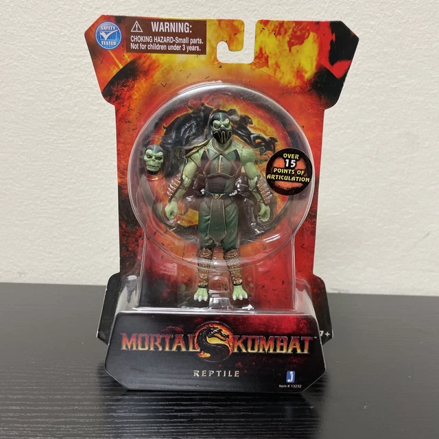 JAZWARES MORTAL KOMBAT Mk9 Reptile Action Figure BRAND NEW MIB $64.99